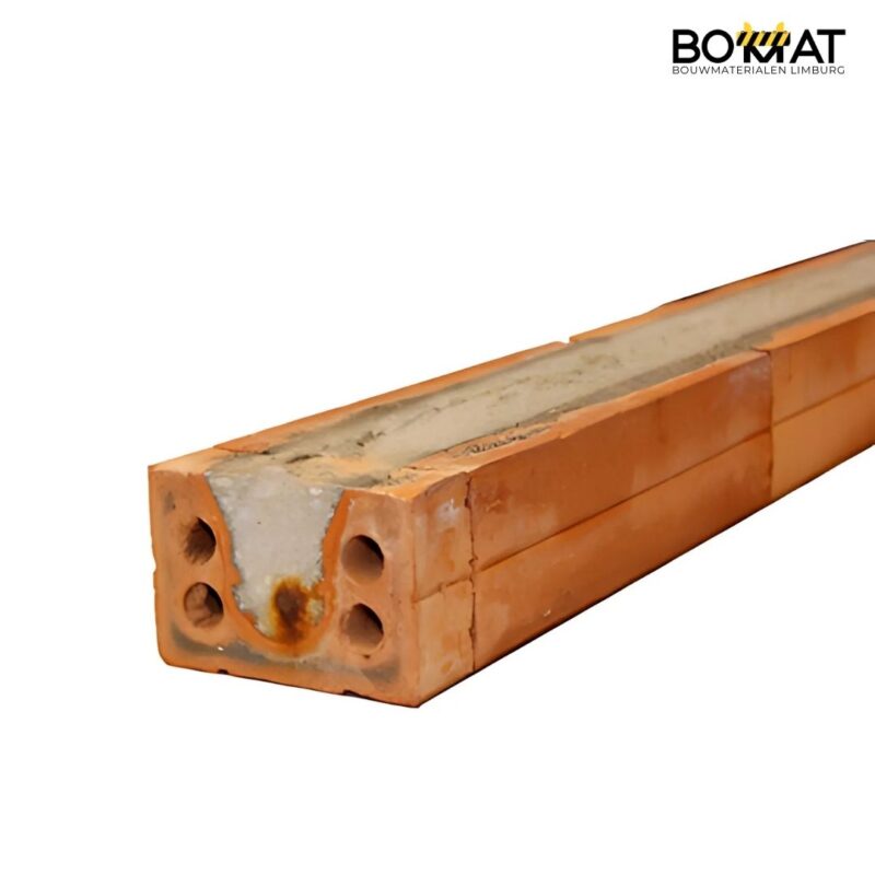 Staltonlatei Vuilwerk 65x100 mm – Lichtgewicht baksteenlatei met wapening voor ramen en deuren.