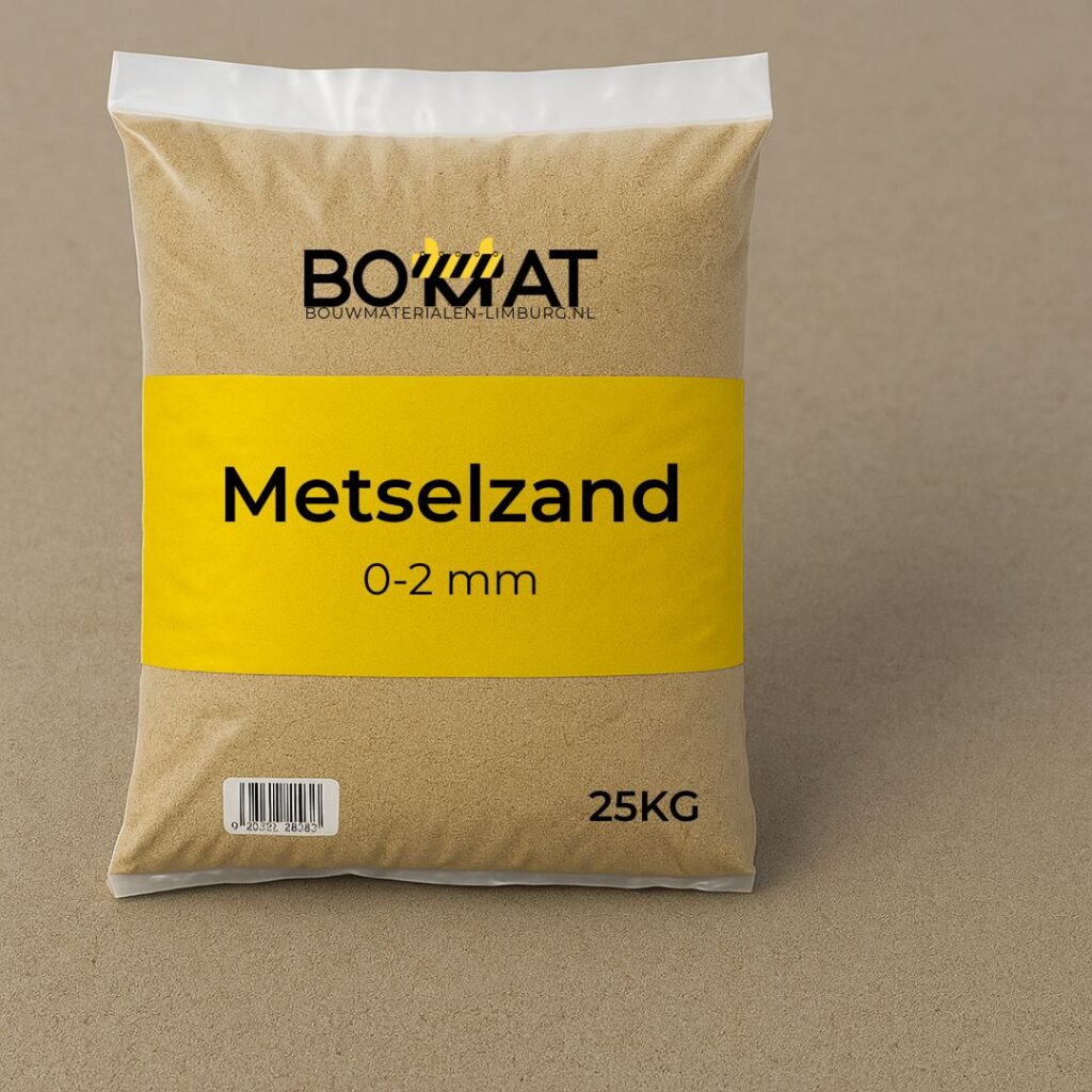 Metselzand 0-2 mm 25 kg BOMAT BV Bouwmaterialen