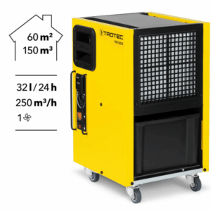 Trotec Bouwdroger Luchtontvochtiger TTK 125 S Nieuw
