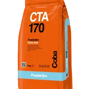Coba CTA170 Poederlijm Extra Snel 5 kg Grijs – Extra Snelle Tegellijm Voor Direct Verlijmen