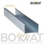 Metal Stud C75 Profiel 300cm kopen – Sterk & Licht | Bomat Limburg