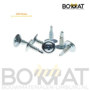 Teksschroef Zelfborend 4,2x13mm (200 stuks) – Voor Metal Stud Profielen | Bomat