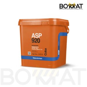 Complete Coba ASP 920 waterdichtset voor badkamer. Inclusief 4 kg coating, 12 m kimband en gratis gereedschap. Snel geleverd. Bestel per stuk of pallet.