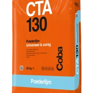 Coba CTA130 Poederlijm Universeel en Zuinig 25 kg Grijs – All‑round Tegellijm Voor Vloer en Wand