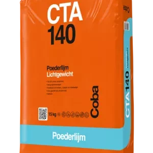 Coba CTA140 Poederlijm Lichtgewicht 15 kg Grijs – Lichtgewicht Tegellijm Voor Vloer en Wand