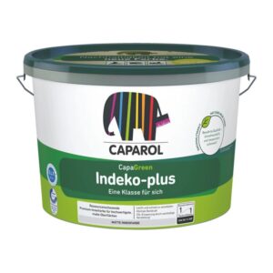 Caparol CapaGreen Indeko Plus – Premium Mat Binnenmuurverf 10 L 9010 – Sneldrogend
