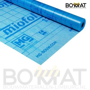Miofol 125G – Waterkerende dampdoorlatende folie, 1,5 x 25 meter Bouwmaterialen Limburg BOMAT BV