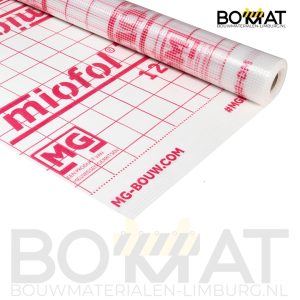 Miofol 125S dampremmend folie – 1,5 x 25 meter Bouwmaterialen Limburg BOMAT BV