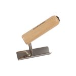 Japanse hoekschop inwendig scherp 100x26mm RVS houten handgreep
