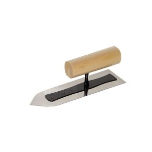 Japanse pleisterspaan 180x55x0,3mm punt RVS houten handgreep