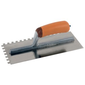 Lijmspaan, 280x120 mm RVS 12x12 mm soft handgreep