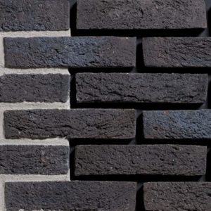 Zwart blauw bezaagseld Handvorm Waalformaat baksteen 16040701