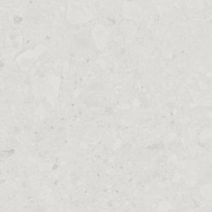Vloertegel Nordic White 60 x 60 cm – licht/wit Matte Terrazzo Look